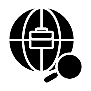 Job Seeker, Job, Job Opportunities, Job Search, Search,world  icon