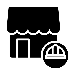 Labor Market, Sector, Workforce, Employment, Hiring, Store icon