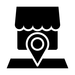 Location Pin, Store, Shop, Location, Shopping Store, Maps And Location icon