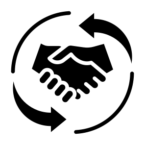 Trade Agreement, Trade, Agreement, Shake Hands, Transaction, Multilateral  icon