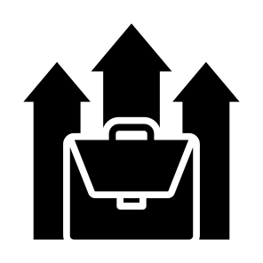 Career, Goal, Growth, Success, Achievement icon