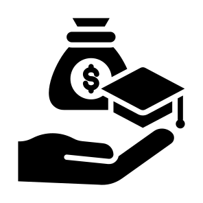 Endowment, Money, Student, Study, Scholarship icon