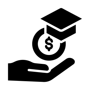 Scholarship, Study, Money, Funding, Compensation icon