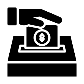 Elections, Money, Vote, Politics, Bribe icon