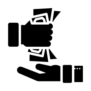 Money Bribe, Corruption, Money, Bill, Bribery icon