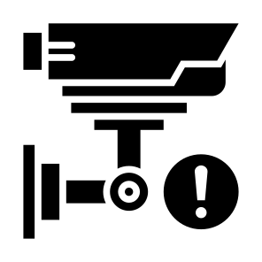 Surveillance, Technology, Security,  Security Camera, Sign icon