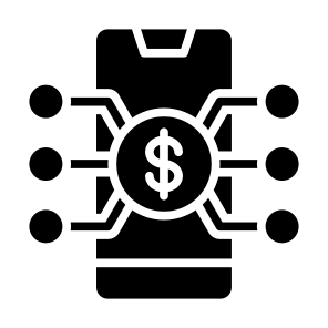 Digital Payment, Digital Money, Digital, Money, Technology, Digital Currency icon