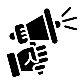 Promotion, Bullhorn, Communication, Marketing, Announcement, Digital Marketing icon
