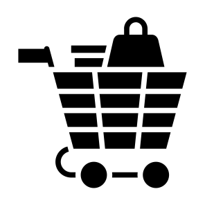 Shopping Cart, Shopping, Cart, Trolley, Store, Shop icon