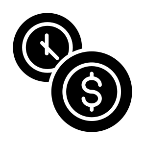 Credit, Money, Pay Later, Loan, Bank, Finance, Term, Time icon