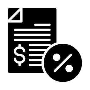 Debt, Creditor, Revenue, Tax, Loan, Cash, Capital, Money icon