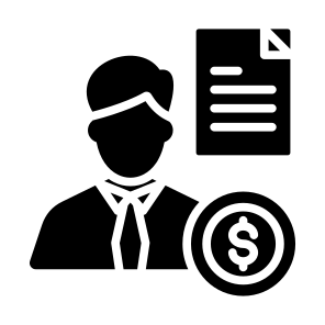 Debtor, Financial, People, User, Tax, Business, Finance icon