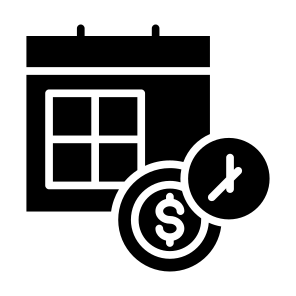Instalment, Debt, Payment, Term, Loan, Installment Plan, Calendar, Money, Payment Day  icon