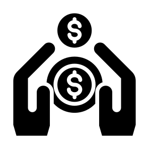 Money, Income, Salary, Cost Saving, Wage, Earnings, Compensation, Sponsorship icon