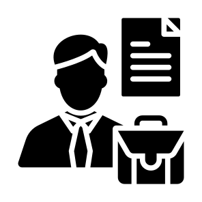 Obligation, Entrepreneur, Contract, Work, User icon