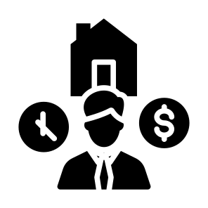 Obligation, Refinance, Debt, Mortgage, Investment, House, Credit icon