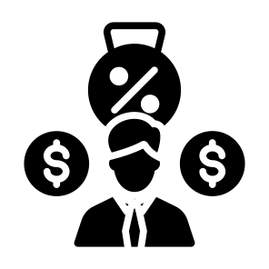 Tax Burden, User, Expense, Burden, Budget, Tax, Cost icon