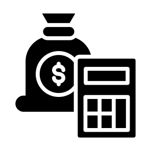 Cost, Budget, Calculator, Money, Expenses  icon