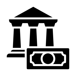 Deposit, Bank, Cash, Saving Money, Savings  icon