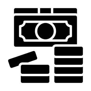 Money Stack, Banknotes, Currency, Cash, Money  icon