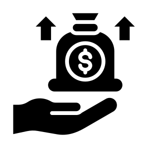 Revenue, Growth, Income, Increase, Money icon