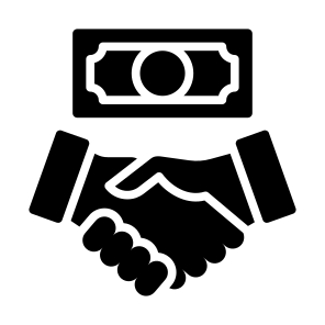Sponsorship, Agreement, Settlement, Money, Cooperation icon