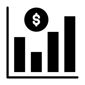 Bar Chart, Money, Graph, Bars, Chart, Statistics icon