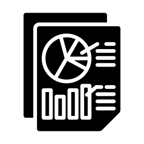 Business Report, Document, Business, Report, Pie Chart, File icon