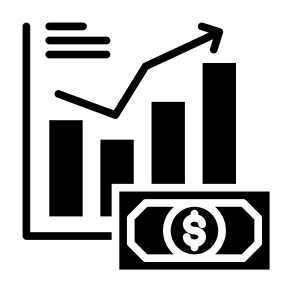 Profit, Money, Increase, Sales, Trade, Dollar, Invesment icon