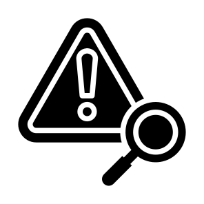 Risk, Analysis, Identify, Diagnosis, Identity, Search  icon