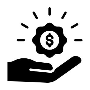 Benefit, Money, Reward, Appreciation, Badge icon