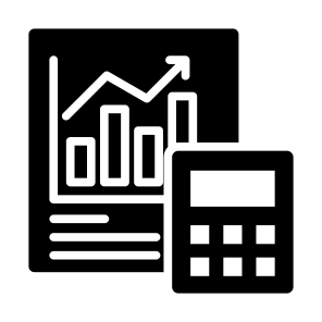 Calculation, Financial Statement, Statistics, Report, Investment  icon