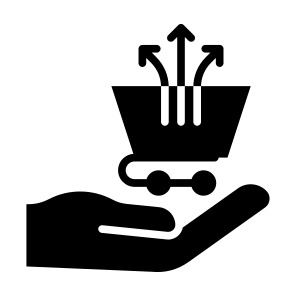 Cross Selling, Flexibility, Sell, Commerce, Shopping Cart icon