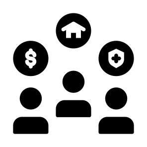 Employee Benefit, House, Insurance, Incentive, Wellness icon