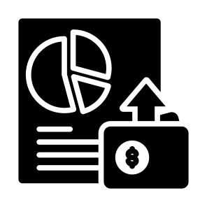 Expense, Money, Allocation, Segmentation, Spend icon