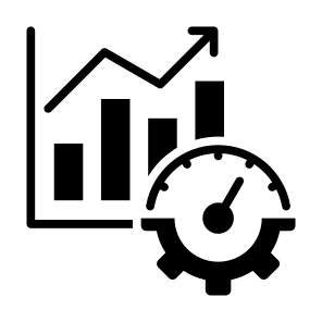 Key Performance Indicator, Performance, Marketing, Speedometer, Statistics  icon