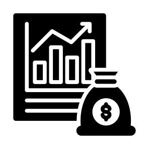 Monetary, Report, Investment, Income, Growth icon