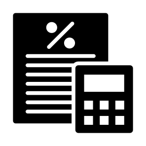 Tax, Calculations, Financial Report, Document, Financial Statement icon