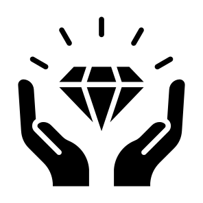 Value Proposition, Asset, Diamond, Wealth, Value icon