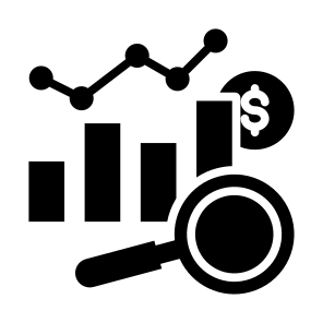Analyzing, Search, Statistics, Analysis, Analytics icon