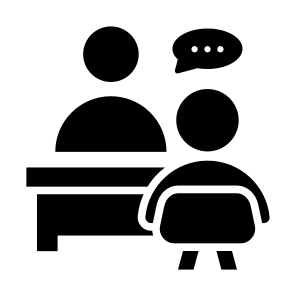 Counseling, Talk, Meeting, Communications, Discussion icon