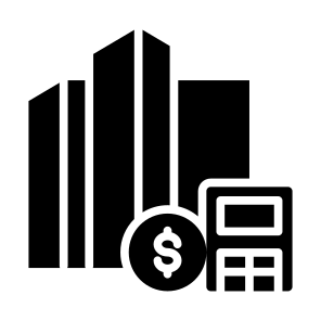 Establish, Calculator, Company, Budget,  Agency icon