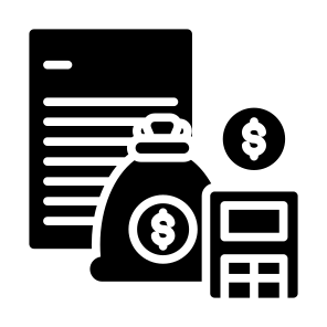 Financial,  Accounting, Planning, Cost, Expense icon