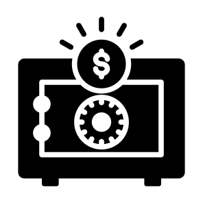 Private, Money, Security, Safe, Vault icon
