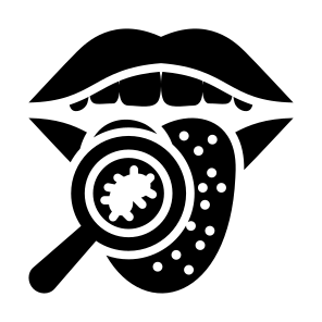 Bacteria Tongue, Teeth, Mouth, Tongue, Bacteria, Dental Care   icon