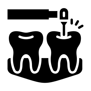 Drilling Tooth, Teeth, Tooth, Treatment, Drill, Dental Care icon