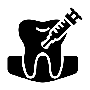 Tooth Anesthetic, Anesthesia, Syringe, Dental Care, Tooth, Injection icon