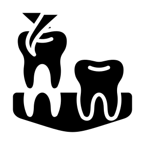 Tooth Extraction,  Tooth, Extraction, Dental, Dental Care, Remove icon