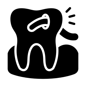 Tooth Worm, Bacteria Tooth, Worm, Tooth, Bacteria, Decay  icon