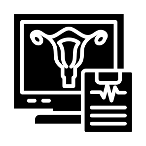 Diagnosis, Female Organs, Medical Test, Radiography, Medical Record   icon